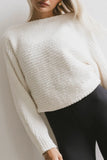 Calia Knit Sweater in Cream FINAL SALE