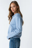 Tacie Knit Cardigan in Dusty Blue