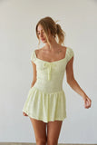 Meyer Lace Puff Sleeve Mini Dress