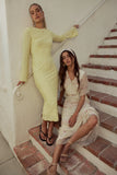 Bell Ruffle Maxi Dress FINAL SALE