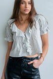 Kennedy Ruffle Blouse