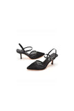 Womens Leatherette With Ankle Strap Closed Toe Stiletto Heel Wedding Shoes