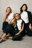 Lisette Barrel Jeans in Black FINAL SALE