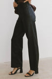 Tally Coated Wide Leg Jean FINAL SALE