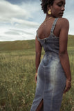 Valentini Denim Midi Dress FINAL SALE