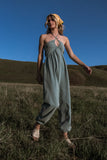Trixie Jumpsuit in Teal FINAL SALE