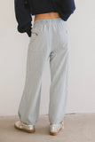 Robyn Striped Pants in Denim FINAL SALE