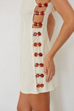 Zayla Beaded Mini Dress