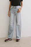 Emiliano Wide Leg Jeans in Light Wash FINAL SALE