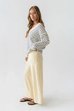 Amberly Striped Oversized Sweater