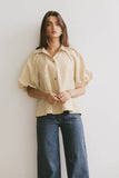 Callum Button Up in Mustard FINAL SALE