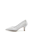Sexy Pointed Toe High Heels with Lace Mesh Hollow Out