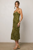 Cyrus Textured Midi Dress FINAL SALE