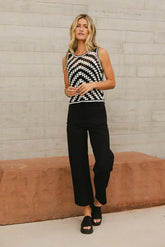 Sadie Wide Leg Pants in Black FINAL SALE