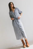 Marigold Denim Midi Dress FINAL SALE