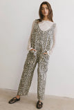 Ziggy Leopard Overalls FINAL SALE