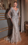 LEIGHTON GOWN LONG SLEEVE MERMAID GOWN