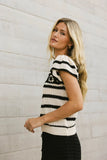 Whitney Crocheted Sweater Top FINAL SALE