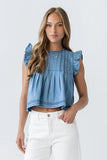 Kenna Pleated Blouse