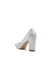 Pointed Toe Slip on Lace Wedding Shoes