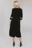 Alina Velvet Midi Dress FINAL SALE