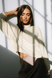 Shayla Knit Sweater in Ivory FINAL SALE
