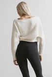 Calia Knit Sweater in Cream FINAL SALE
