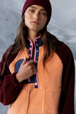 Milana Sherpa Pullover in Orange