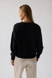 Adella Knit Sweater in Black FINAL SALE