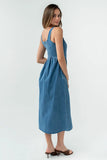 Jacklyn Denim Midi Dress