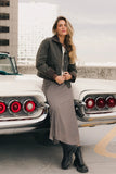 Nellie Plaid Maxi Skirt
