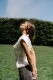 Karlie Button Up Blouse in White