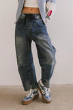 Jocelyn Barrel Jeans in Medium Wash FINAL SALE