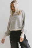 Nathalia Knit Sweater in Ivory FINAL SALE