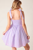 DATE TO REMEMBER MINI DRESS LAVENDER