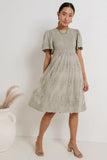Ryland Embroidered Dress