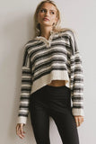 Kamryn Striped Knit Top FINAL SALE