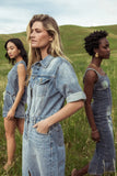 Colby Denim Dress in Medium Wash