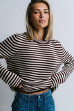 Jones Knit Sweater in Brown