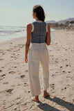 Lisette Barrel Jeans in Cream FINAL SALE