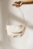 Rumble Vegan Leather Bag in Ivory FINAL SALE