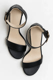 Eliya Block Heel in Black
