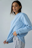 Marie Oversized Sweatshirt in Blue