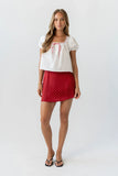 Joanna Polka Dot Mini Skirt