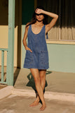 Scottie Denim Overalls in Medium Wash FINAL SALE