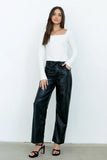 Andrea Knit Top in Off White