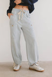 Robyn Striped Pants in Denim FINAL SALE