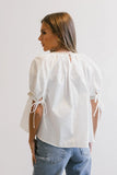 Vicki Blouse in Ivory FINAL SALE