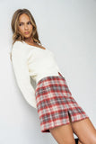 Marlie Knit Cardigan in White