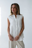 Halle Pleated Top